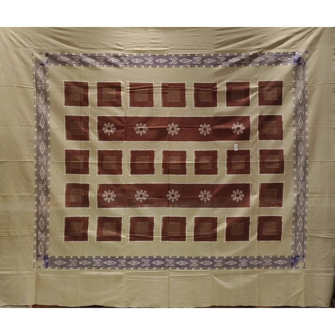 Classic Sambalpuri King-Size Bedsheet