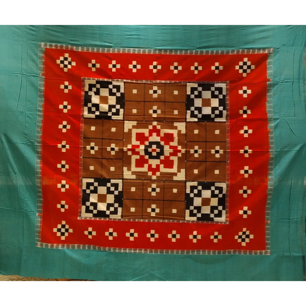 Classic Sambalpuri King-Size Bedsheet