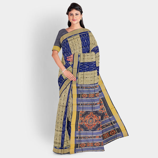 Sambalpuri Silk Saree - Paper Design