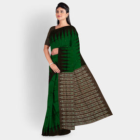 Sambalpuri Silk Saree - Plain Buti