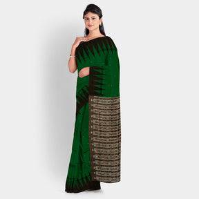 Sambalpuri Silk Saree - Plain Buti