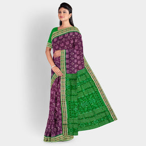 Sambalpuri Silk Saree - Paper Design