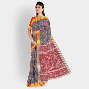 Sambalpuri Silk Saree - Paper Design