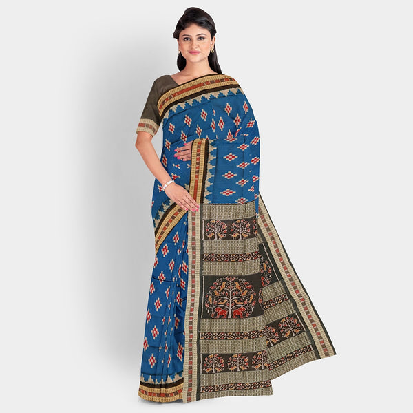 Sambalpuri Silk Saree - Bandha