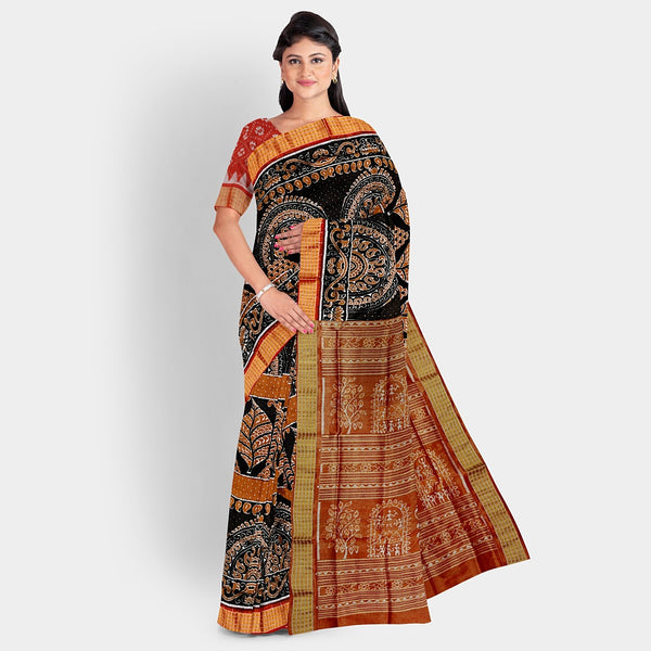 Sambalpuri Silk Saree - Half Tissue