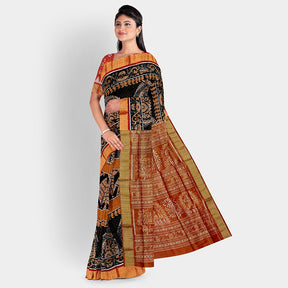 Sambalpuri Silk Saree - Half Tissue