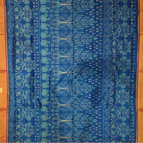 Sambalpuri Silk Saree - Paper Design