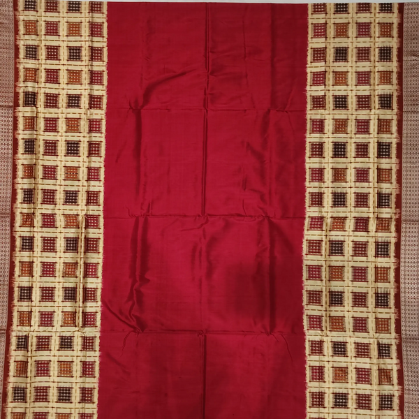 Sambalpuri Silk Saree - Ashwini Border