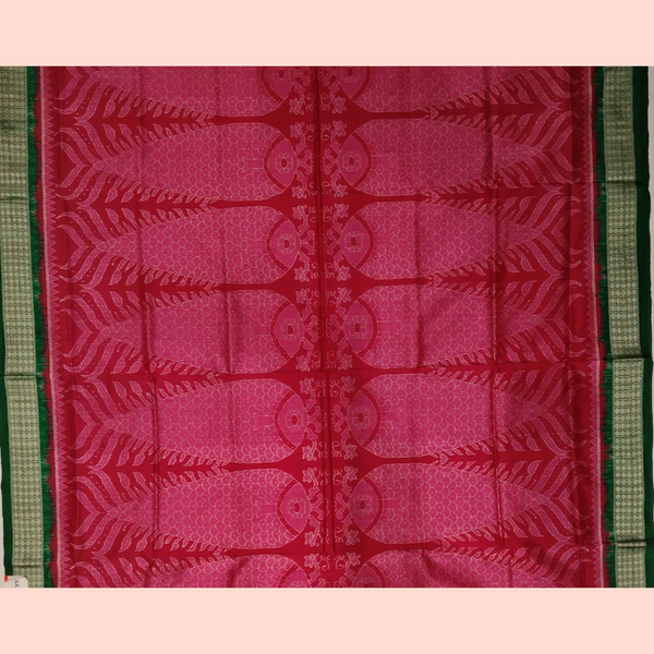 Sambalpuri Silk Saree - Fish Design