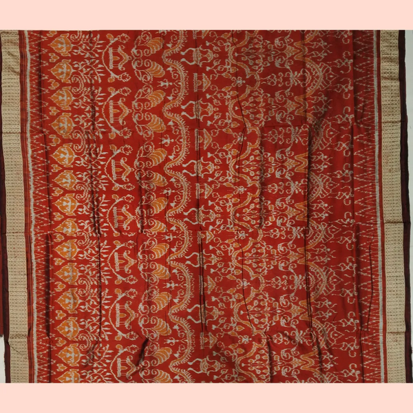 Sambalpuri Silk Saree - Paper Design