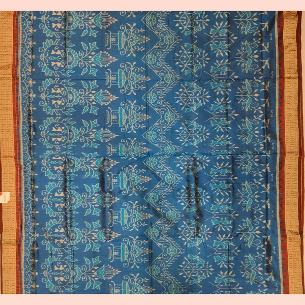 Sambalpuri Silk Saree - Paper Design