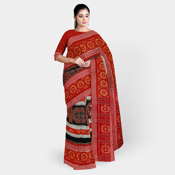 Sambalpuri Cotton Saree - Double Border