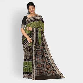 Sambalpuri Cotton Saree - Bandha Design