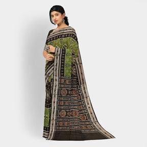 Sambalpuri Cotton Saree - Bandha Design