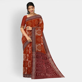 Sambalpuri Cotton Saree - Sapta Design