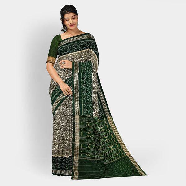 Sambalpuri Cotton Saree - Bandha Design