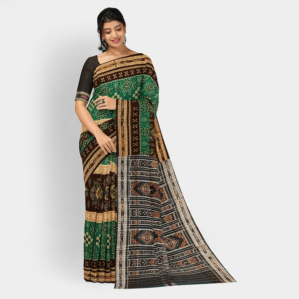 Sambalpuri Cotton Saree - Paper Design