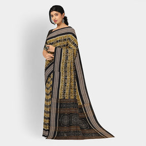 Sambalpuri Cotton Saree - Bandha Design