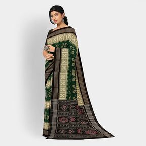 Sambalpuri Cotton Saree - Bandha Design