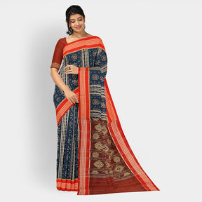 Sambalpuri Cotton Saree - Bandha Design