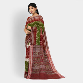 Sambalpuri Cotton Saree - Bandha Design