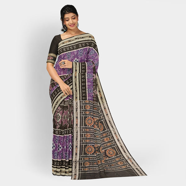 Sambalpuri Cotton Saree - Bandha Design