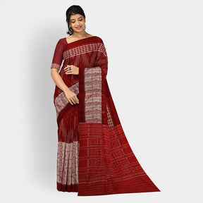 Sambalpuri Cotton Saree - Half/Half Design