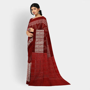 Sambalpuri Cotton Saree - Half/Half Design