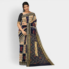 Sambalpuri Cotton Saree - Bandha Design