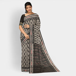 Sambalpuri Cotton Saree - Bandha Design