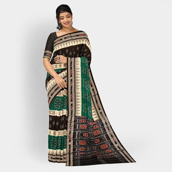 Sambalpuri Cotton Saree - Bandha Design