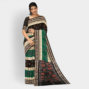 Sambalpuri Cotton Saree - Bandha Design