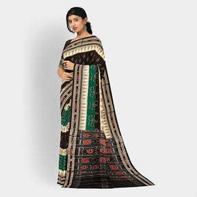 Sambalpuri Cotton Saree - Bandha Design