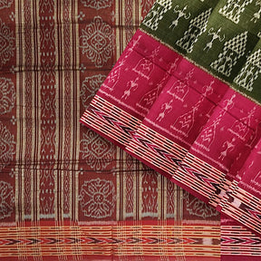 Sambalpuri Cotton Saree - Bandha Design