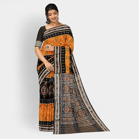 Sambalpuri Cotton Saree - Bandha Design