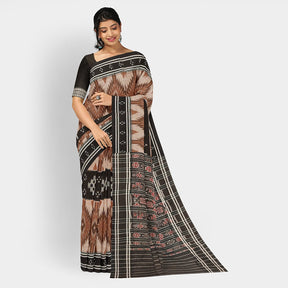 Sambalpuri Cotton Saree - Bandha Design