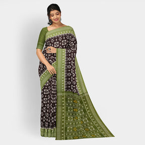 Sambalpuri Cotton Saree - Bandha Design