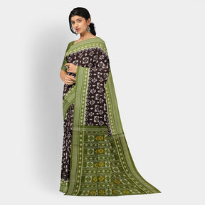 Sambalpuri Cotton Saree - Bandha Design