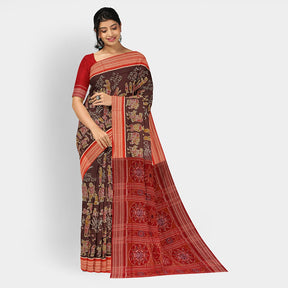 Sambalpuri Cotton Saree - Nuakhai Design