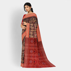 Sambalpuri Cotton Saree - Nuakhai Design