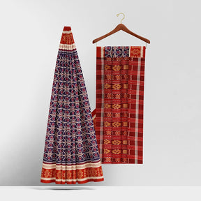 Sambalpuri Cotton Saree - Bandha Design