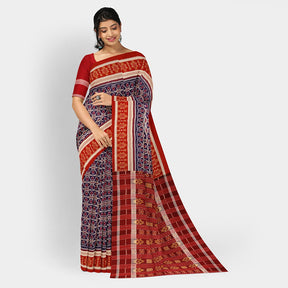 Sambalpuri Cotton Saree - Bandha Design