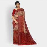 Sambalpuri Cotton Saree - Half/Half Design