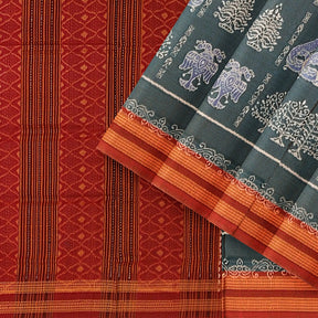 Sambalpuri Cotton Saree - Bandha Design