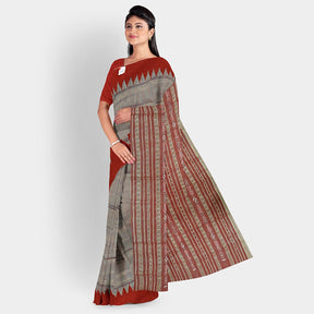 Sambalpuri Silk Saree Plain Tissue
