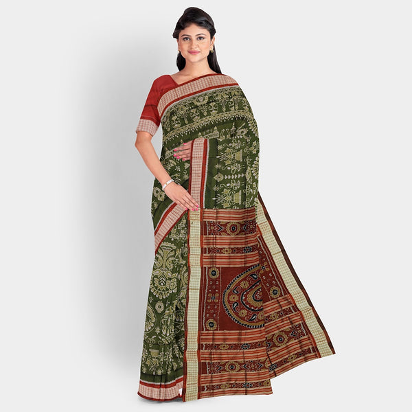 Sambalpuri Silk Saree - Paper Design