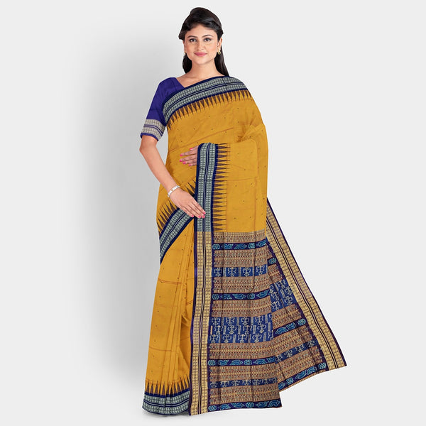 Sambalpuri Silk Saree - Plain Buti