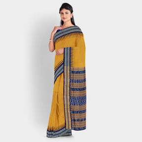 Sambalpuri Silk Saree - Plain Buti