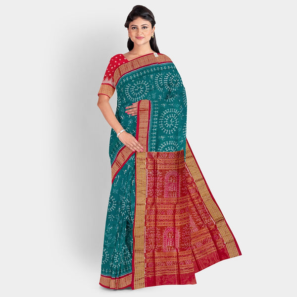 Sambalpuri Silk Saree - Half Tissue