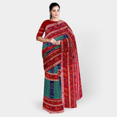 Sambalpuri Cotton Saree - 3d Border